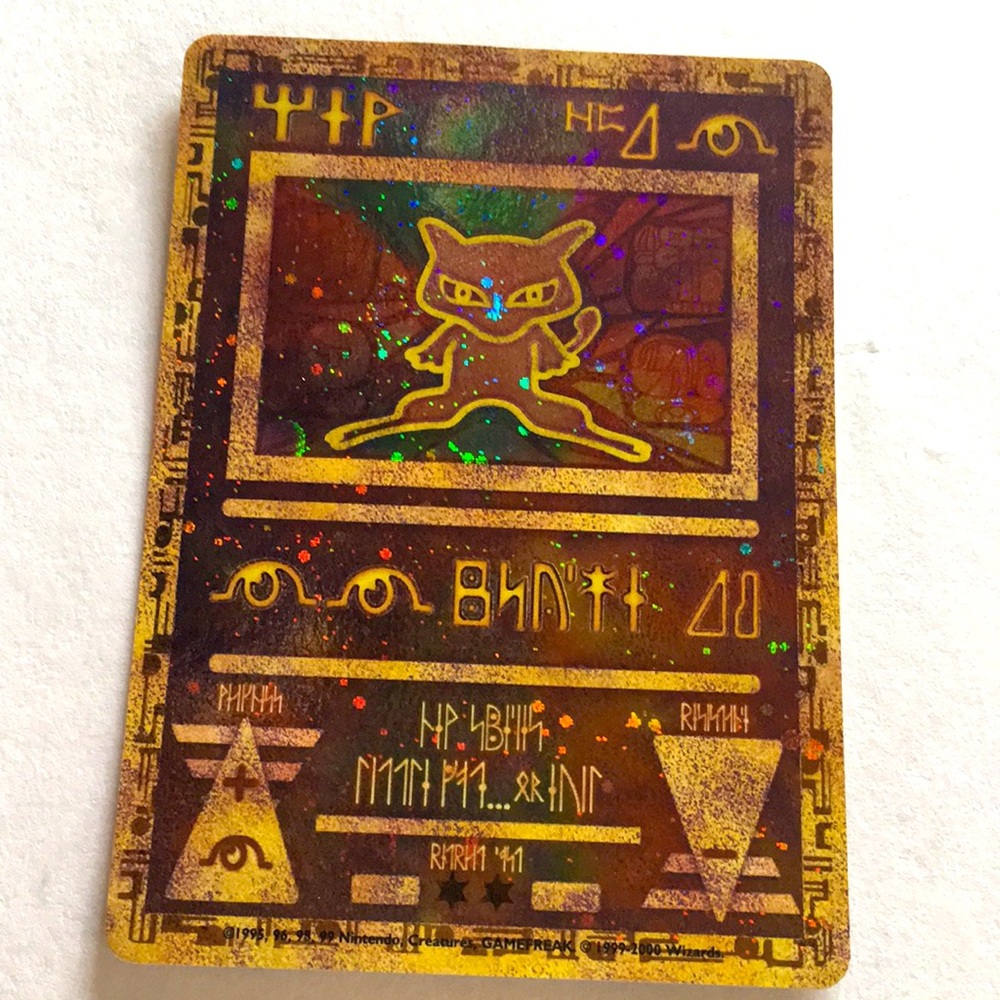 Ancient Mew Pokémon First Edition